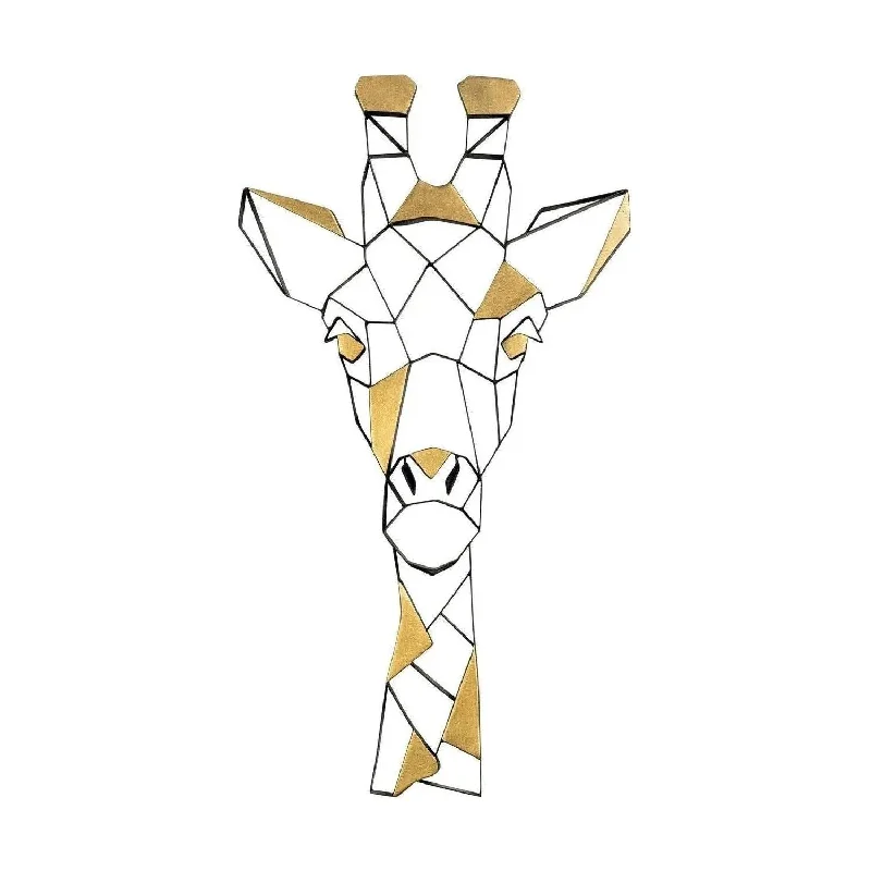 Track lighting with clear glass shadesGeometric Animal Kingdom Wall Art