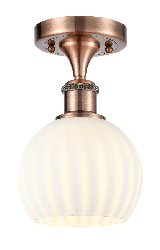 Industrial Pendant Lighting for Machine ShopsBallston LED Semi-Flush Mount