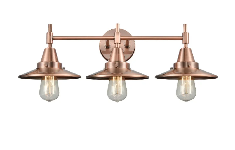 Durable Industrial Lighting for Harsh EnvironmentsCaden Three Light Bath Vanity
