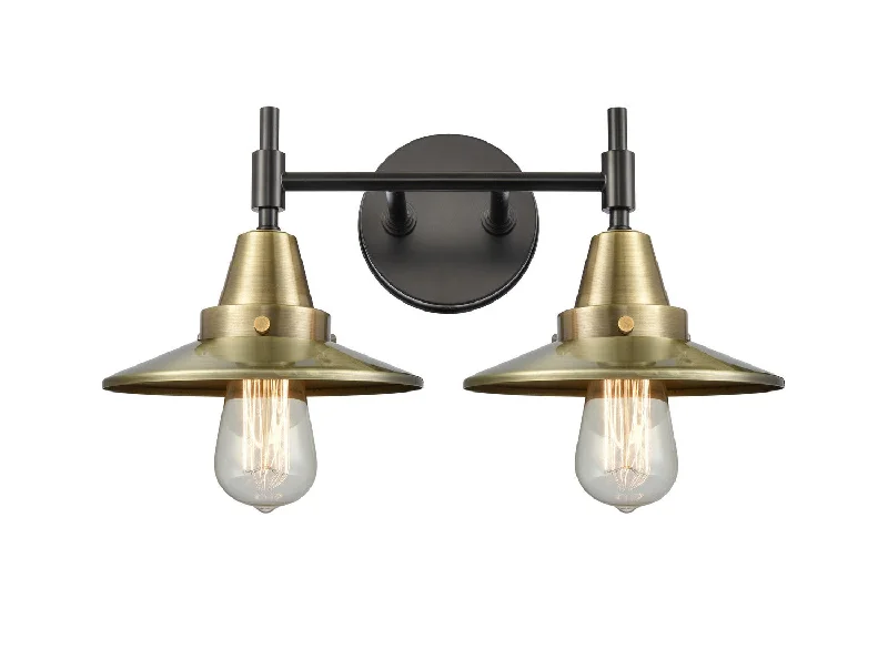 Low - Bay Industrial Lighting Fixtures for Small FactoriesCaden Two Light Bath Vanity Low - Bay Industrial Lighting Fixtures for Small FactoriesCaden Two Light Bath Vanity