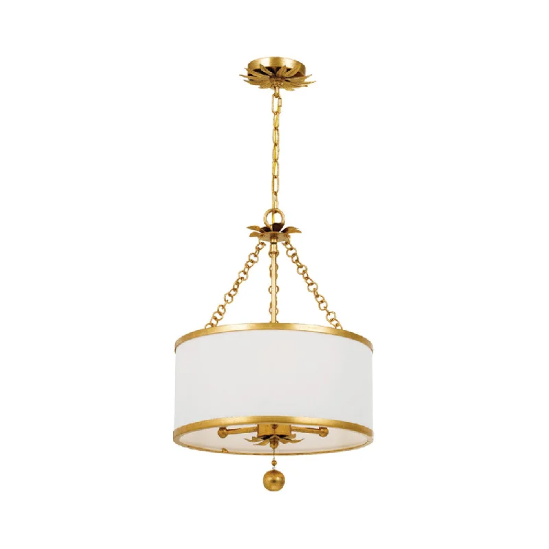 Track lighting with a sleek profileBroche Drum Chandelier