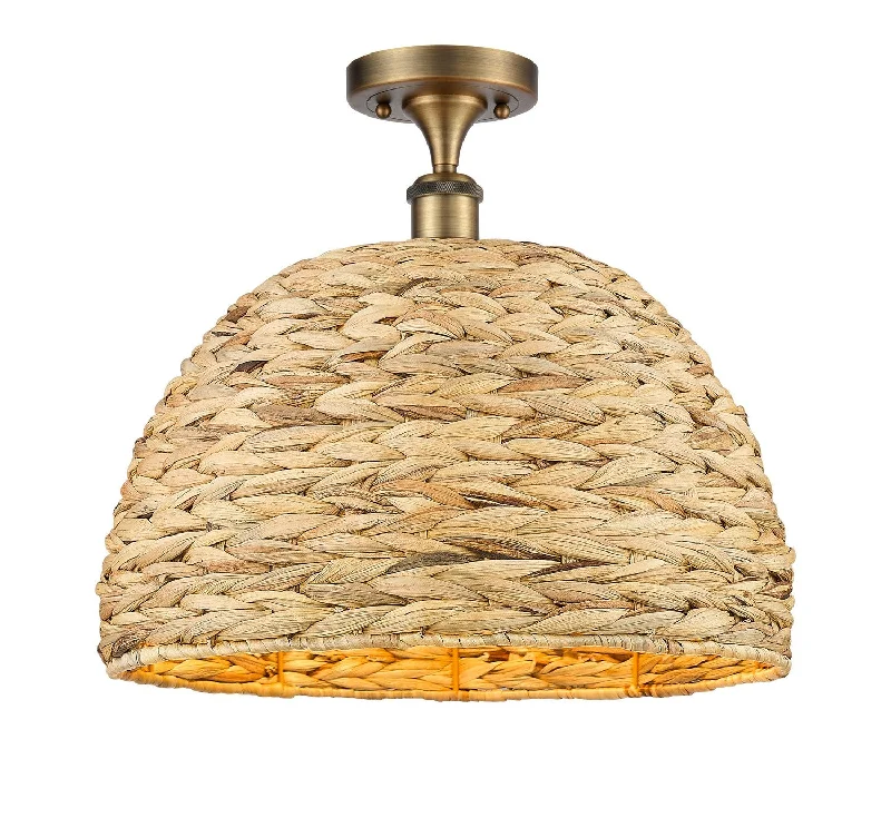 Industrial Ceiling - Mounted Lighting for Assembly PlantsDowntown Urban One Light Semi-Flush Mount Industrial Ceiling - Mounted Lighting for Assembly PlantsDowntown Urban One Light Semi-Flush Mount