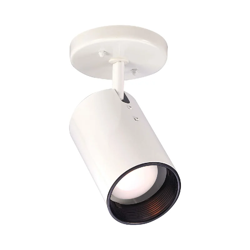 Industrial Lighting for Woodworking FactoriesLED Monopoint Straight Cylinder 50W Max. R20, White Industrial Lighting for Woodworking FactoriesLED Monopoint Straight Cylinder 50W Max. R20, White