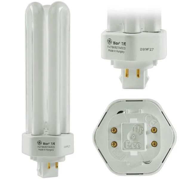 Track lighting for museums and galleriesGE F42TBX/835/A/4P/EOL 42 Watt T4 Compact Fluorescent PL Lamp GX24Q-4 Pin Base 3000K Track lighting for museums and galleriesGE F42TBX/835/A/4P/EOL 42 Watt T4 Compact Fluorescent PL Lamp GX24Q-4 Pin Base 3000K