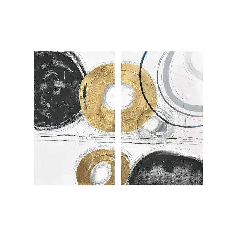 Track lighting for creating a focal pointCircle Gets The Square Wall Art