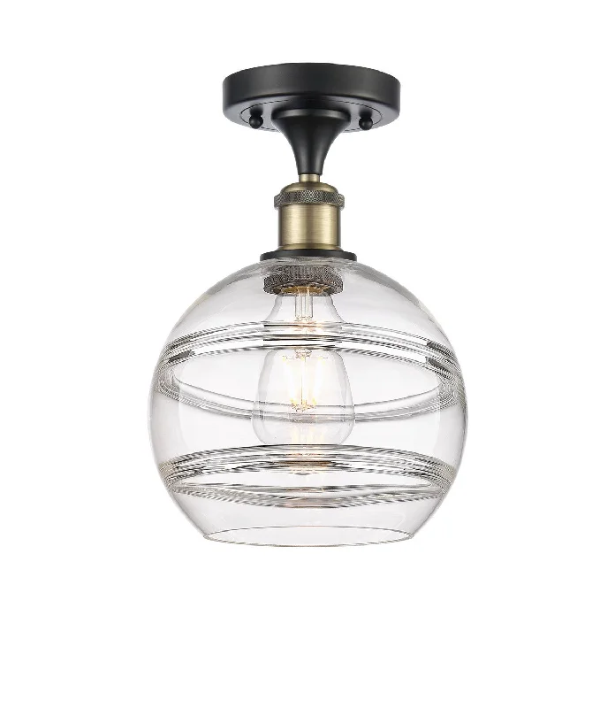 Industrial Lighting for Furniture FactoriesBallston One Light Semi-Flush Mount