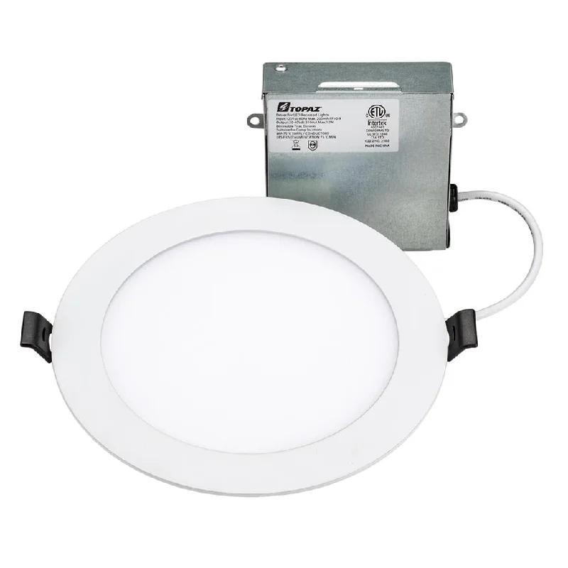 Track lighting with a chunky, bold designTopaz RDL/6RND/12HL/5CTS 12W 6" LED Round Recessed Downlight High Lumen 5 Color Temperature Selectable Track lighting with a chunky, bold designTopaz RDL/6RND/12HL/5CTS 12W 6" LED Round Recessed Downlight High Lumen 5 Color Temperature Selectable