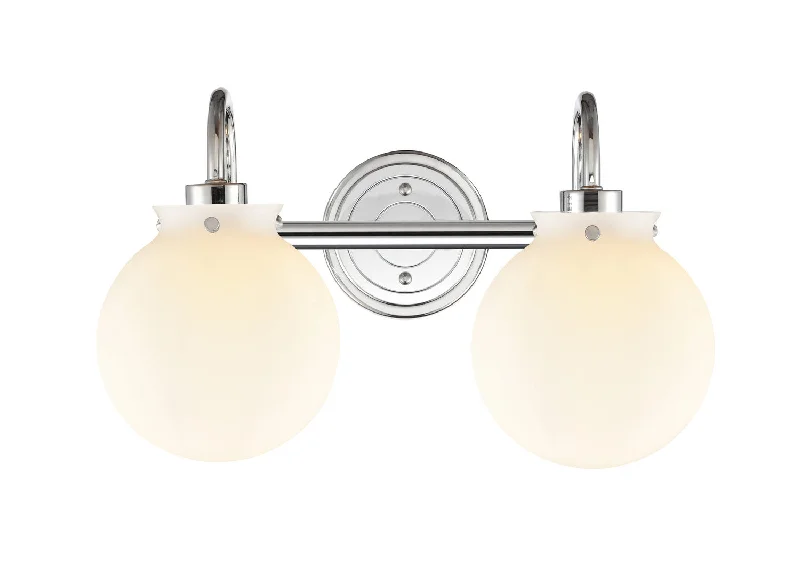 Industrial Lighting for Textile MillsTwo Light Bath Vanity