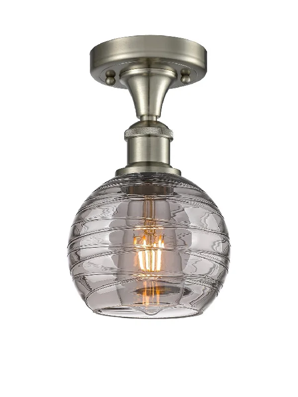 Industrial Area Lighting for Large Open SpacesBallston One Light Semi-Flush Mount