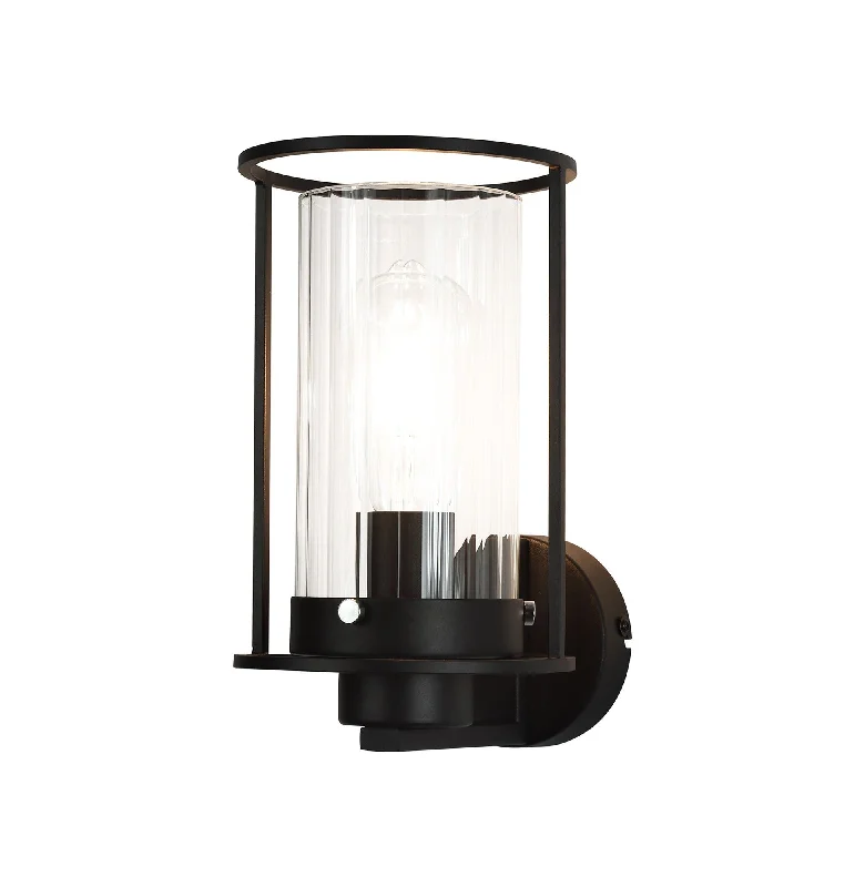 Track lighting with a decorative track designvictorian style wall lamps with intricate metalwork for traditional entrywaysBeres Wall Light, 1 Light E27, Black/Clear Glass Track lighting with a decorative track designvictorian style wall lamps with intricate metalwork for traditional entrywaysBeres Wall Light, 1 Light E27, Black/Clear Glass
