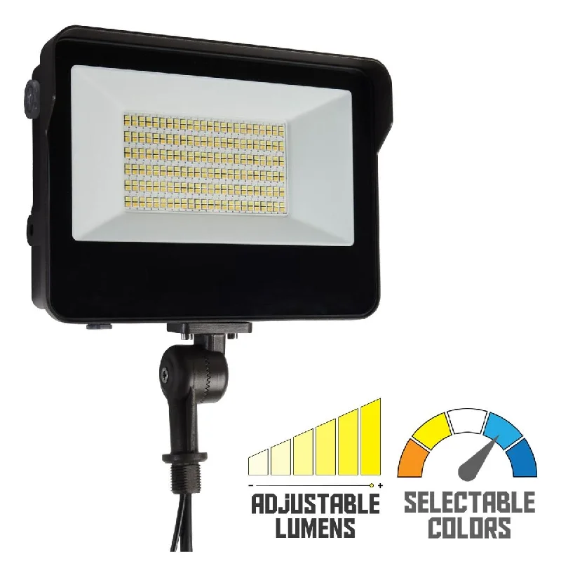 Industrial Exit Sign Lighting for Quick EvacuationLED Flood Light, 45/80 Watts, 1200 Lumens, 30K/40K/50K, 120-347V, Knuckle Mount Industrial Exit Sign Lighting for Quick EvacuationLED Flood Light, 45/80 Watts, 1200 Lumens, 30K/40K/50K, 120-347V, Knuckle Mount