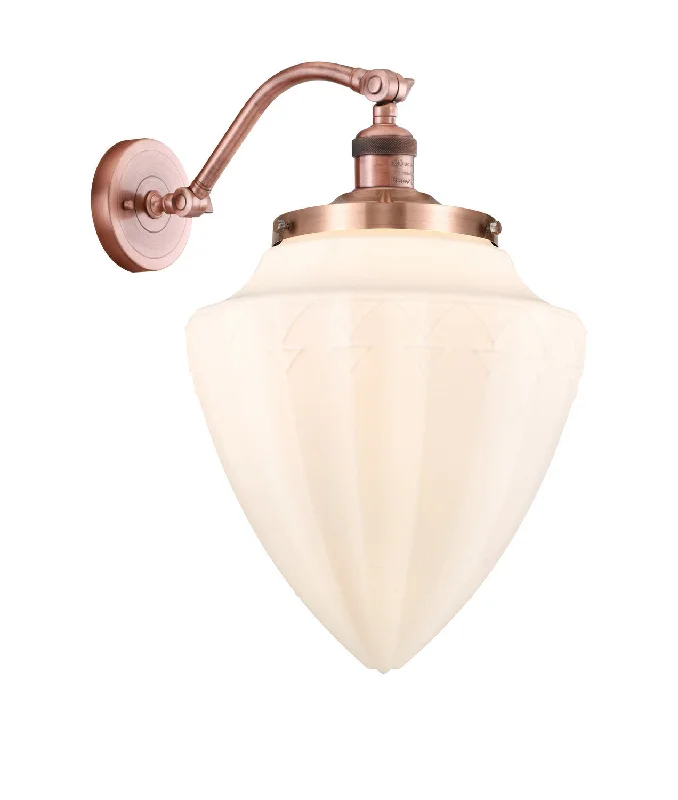 Energy - Efficient Industrial Lighting for Cost - SavingsFranklin Restoration One Light Wall Sconce Energy - Efficient Industrial Lighting for Cost - SavingsFranklin Restoration One Light Wall Sconce