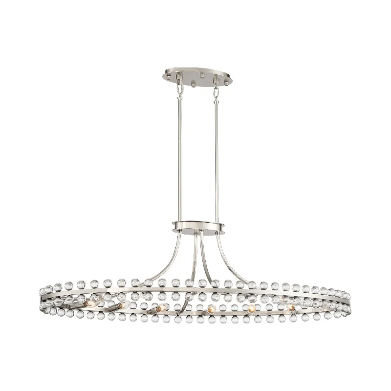 Outdoor - rated track lighting for patiosClover Linear Chandelier