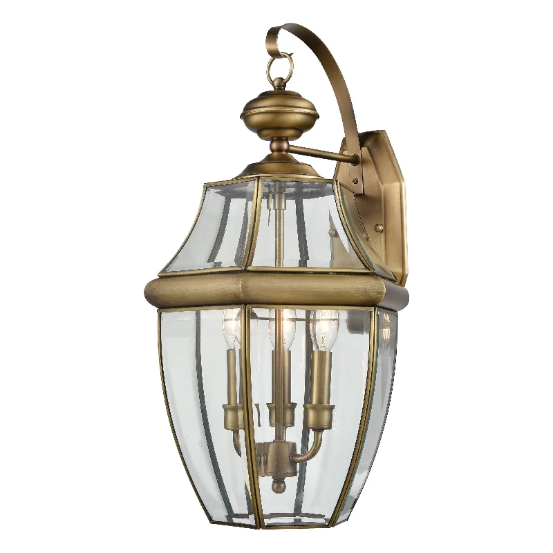 Track lighting with colored glass accentsAshford 12" High 3-Light Outdoor Sconce