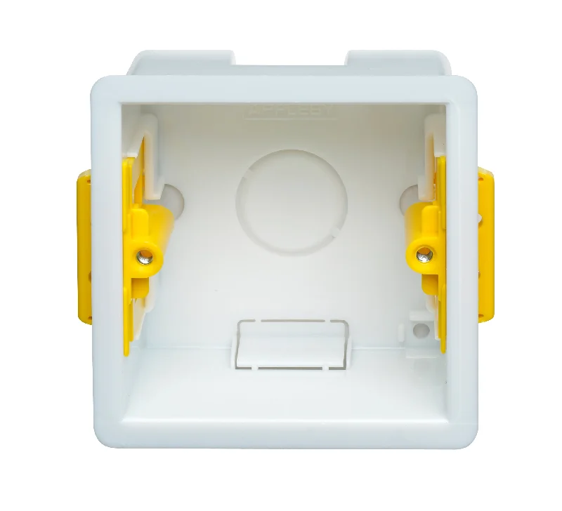 Track lighting for creating a moody atmosphereAppleby 1 Gang Dry Lining Installation Box with Adjustable Lugs 47mm Track lighting for creating a moody atmosphereAppleby 1 Gang Dry Lining Installation Box with Adjustable Lugs 47mm