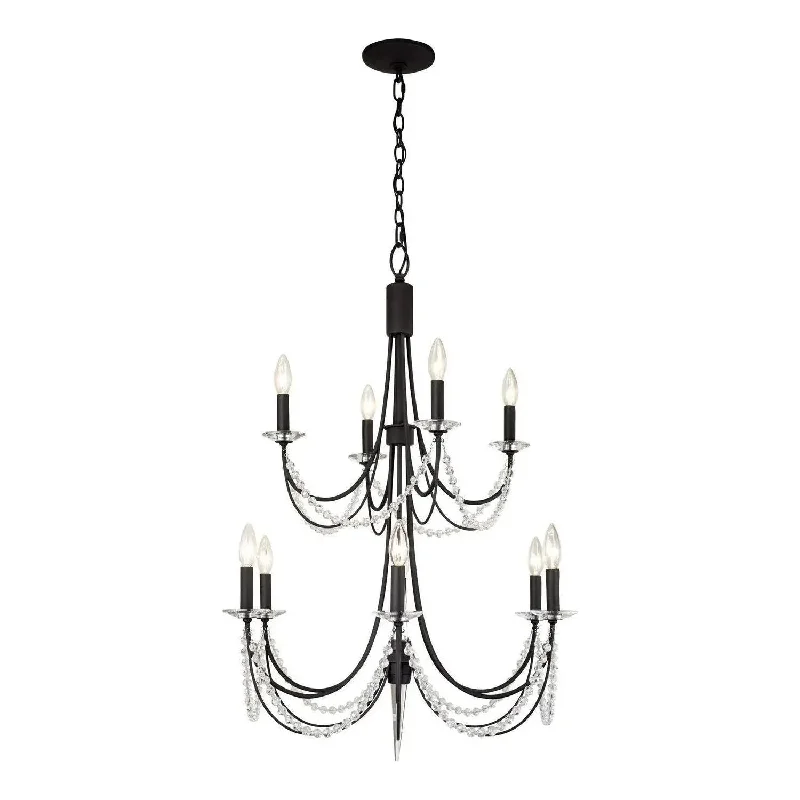 Track lighting for rental propertiesBrentwood 2-Tier Chandelier