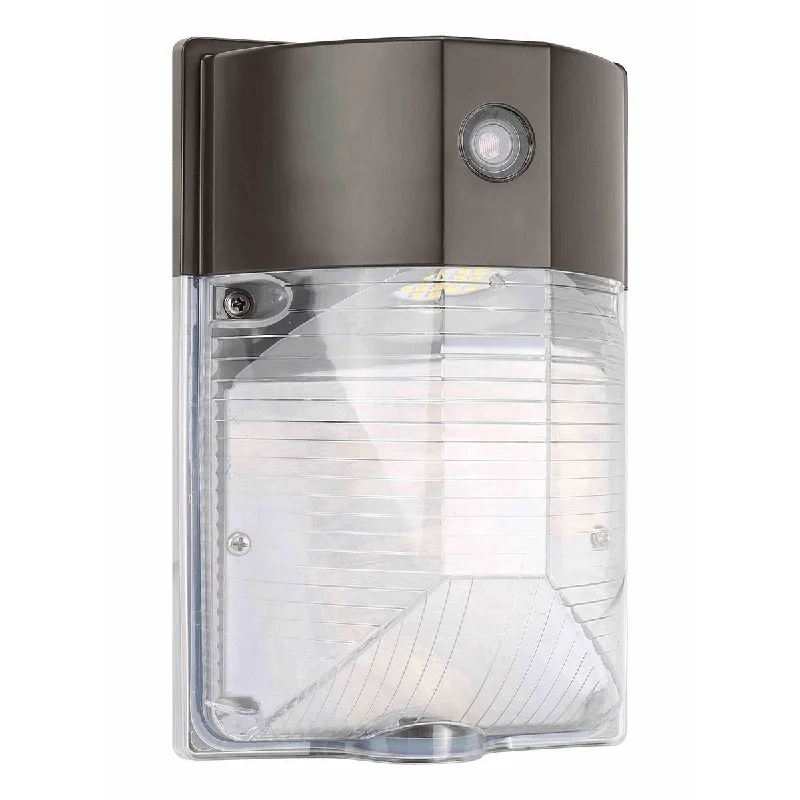 Energy - Efficient Industrial Lighting for Cost - SavingsLED Mini Wall Pack With Photocell, 17 Watts, 1950 Lumens, 5000K, 120-277V Energy - Efficient Industrial Lighting for Cost - SavingsLED Mini Wall Pack With Photocell, 17 Watts, 1950 Lumens, 5000K, 120-277V