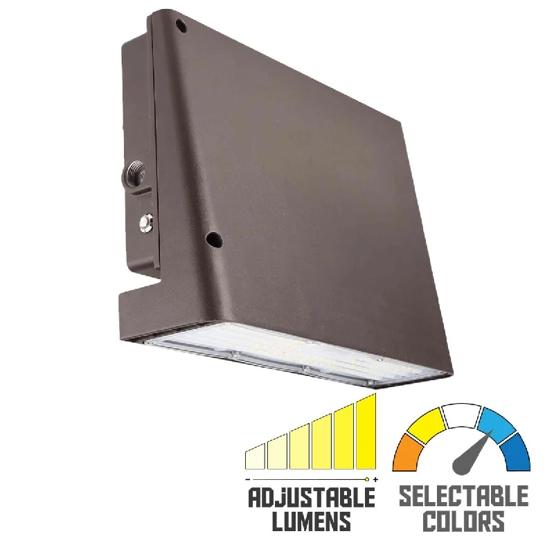 Industrial Ceiling - Mounted Lighting for Assembly PlantsLED Cutoff Wall Pack With Photocell, 38 Watts Adjustable, 6000 Lumens, 30K/40K/50K, 120-277V Industrial Ceiling - Mounted Lighting for Assembly PlantsLED Cutoff Wall Pack With Photocell, 38 Watts Adjustable, 6000 Lumens, 30K/40K/50K, 120-277V