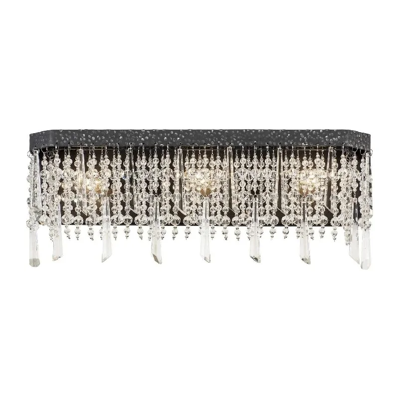Track lighting with colored glass accentsBarcelona Bath Vanity