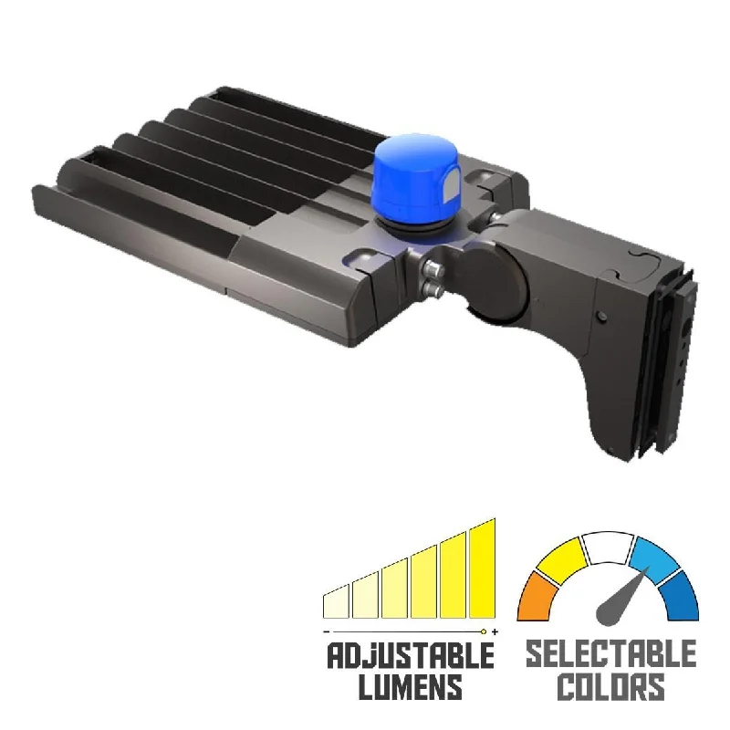 Industrial Lighting for Metal Fabrication ShopsLED Pole Light, 42000 Lm, 30K|40K|50K, Optics Swap, Pole Mount, Bronze Finish, 120-277V Industrial Lighting for Metal Fabrication ShopsLED Pole Light, 42000 Lm, 30K|40K|50K, Optics Swap, Pole Mount, Bronze Finish, 120-277V