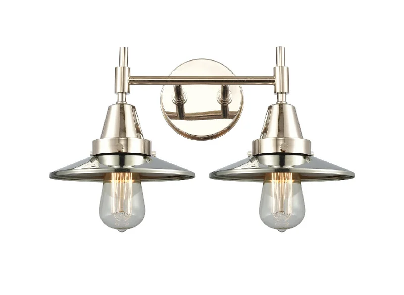 Corrosion - Resistant Industrial Lighting for Coastal FactoriesCaden Two Light Bath Vanity Corrosion - Resistant Industrial Lighting for Coastal FactoriesCaden Two Light Bath Vanity
