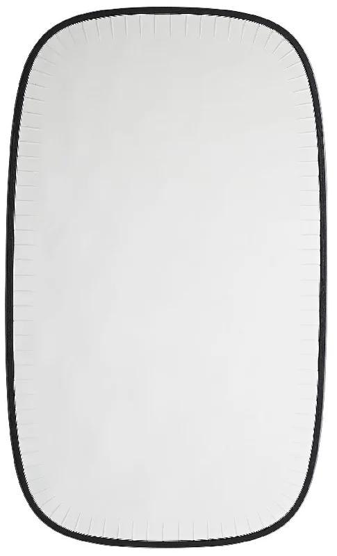 Track lighting for modernizing traditional interiorsCut Oblong Mirror