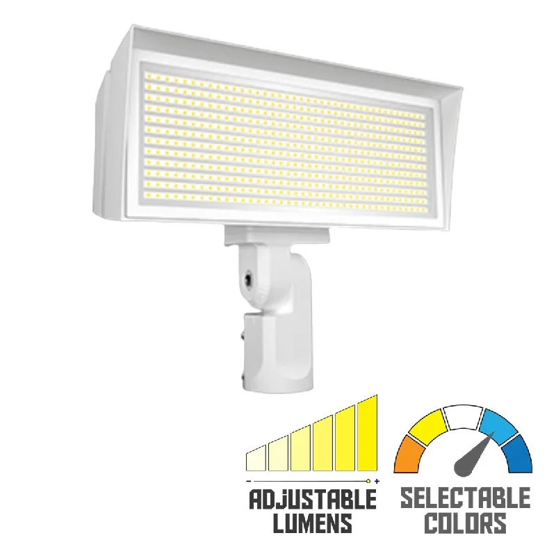 Industrial Wall - Mounted Lighting for Workshop WallsLED Flood Light, 120/230W, 38600 Lumens, 4000K/5000K, 120-277V, Slipfitter Mount, White Industrial Wall - Mounted Lighting for Workshop WallsLED Flood Light, 120/230W, 38600 Lumens, 4000K/5000K, 120-277V, Slipfitter Mount, White