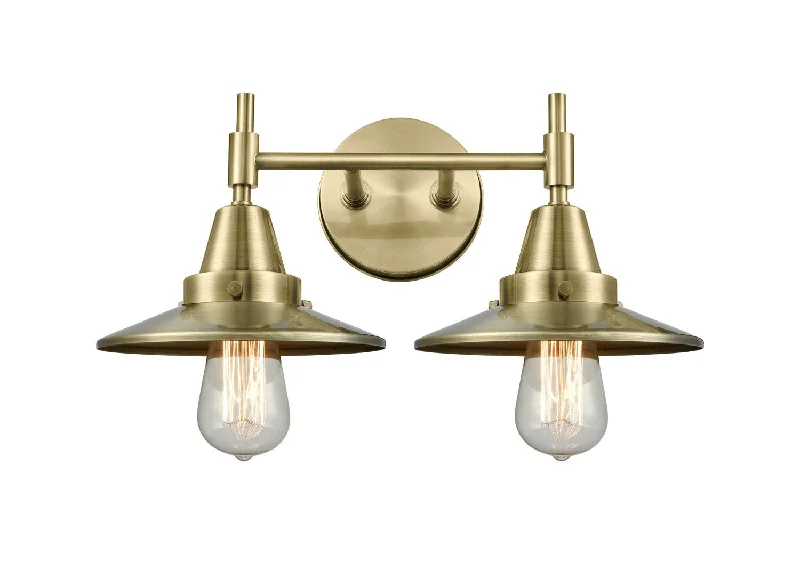 Industrial Lighting for Pharmaceutical ManufacturingCaden Two Light Bath Vanity