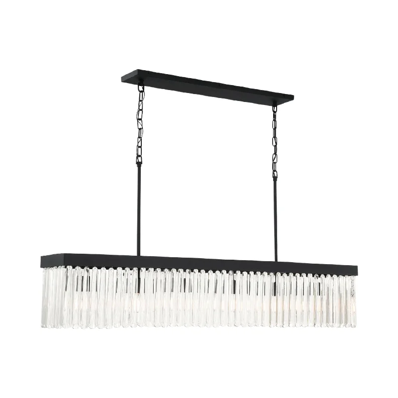 High - lumen track lighting for bright spacesEmory Linear Chandelier