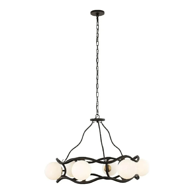 Track lighting with colored glass accentsBlack Betty Chandelier