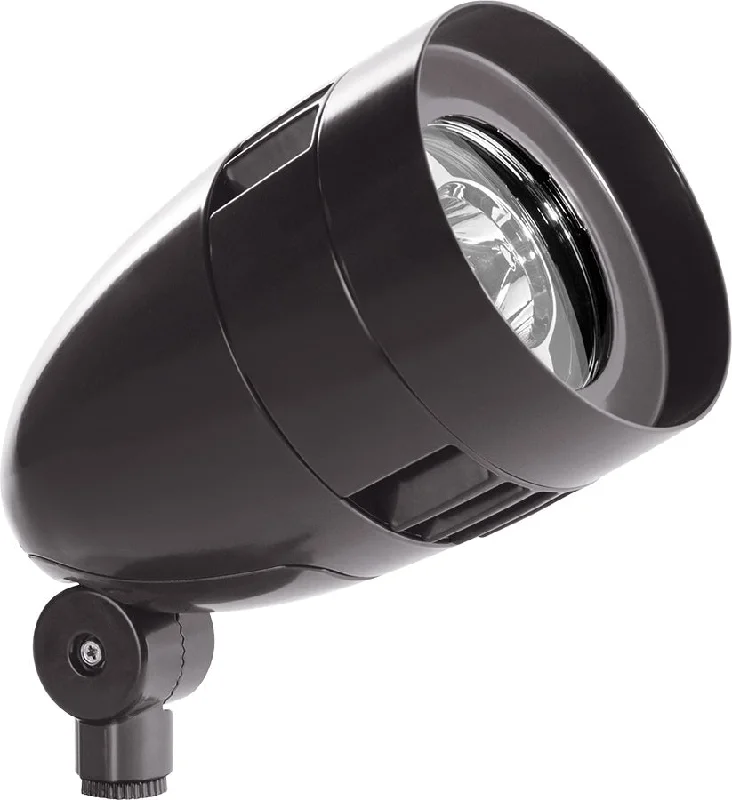 Track lighting with a decorative track designRAB HBLED13A Bullet Shape Cool LED Landscape Floodlight 13W 5100K