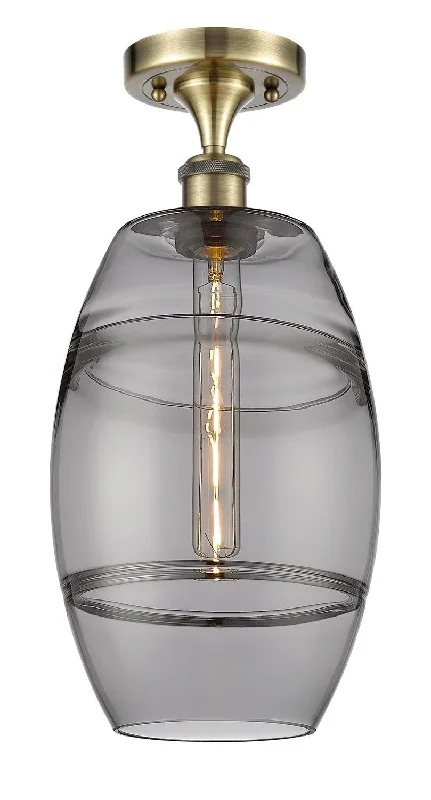 Industrial Area Lighting for Large Open SpacesBallston One Light Semi-Flush Mount