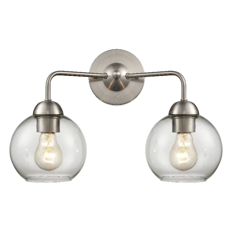Rustic track lighting for farmhouse decorAstoria 16" Wide 2-Light Vanity Light