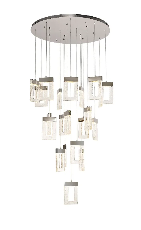Track lighting with a sleek profileFior Pendant 5m, 21 x 4.5W LED, 3000K, 3360lm, Polished Chrome, 3yrs Warranty Item Weight: 25.8kg Track lighting with a sleek profileFior Pendant 5m, 21 x 4.5W LED, 3000K, 3360lm, Polished Chrome, 3yrs Warranty Item Weight: 25.8kg