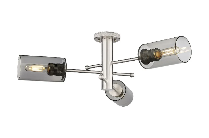 Industrial Area Lighting for Large Open SpacesDowntown Urban LED Flush Mount
