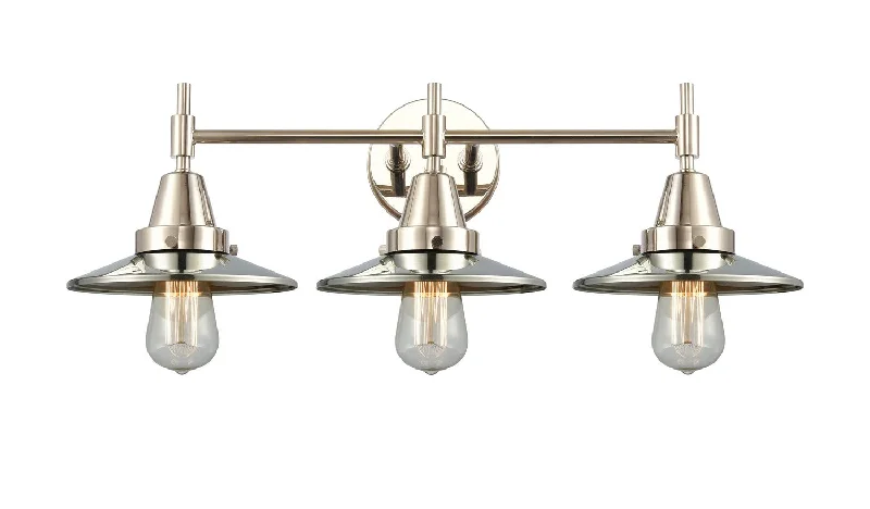 Dust - Resistant Industrial Lighting for Dirty WorkspacesCaden Three Light Bath Vanity Dust - Resistant Industrial Lighting for Dirty WorkspacesCaden Three Light Bath Vanity