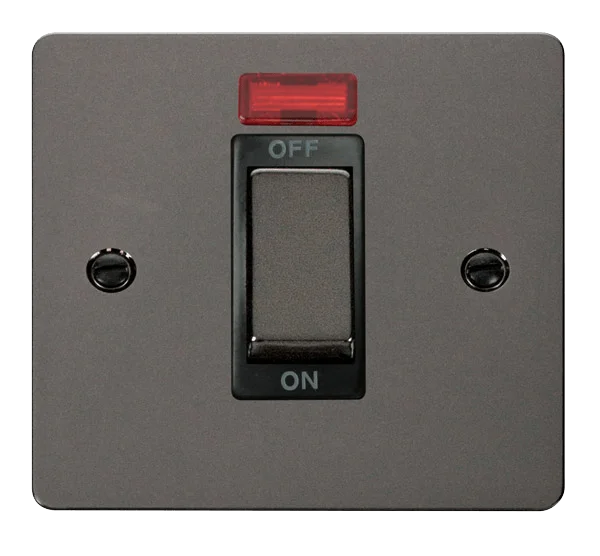 Modern track lighting with LED bulbsDefine Ingot 1 Gang 45A DP Switch With Neon