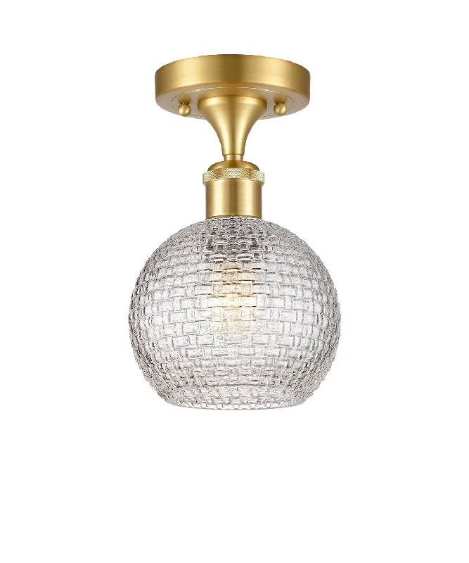 Industrial Lighting for Woodworking FactoriesBallston One Light Semi-Flush Mount