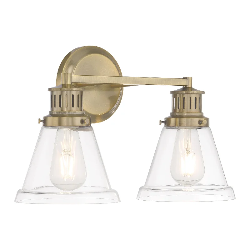 Track lighting for adding a touch of eleganceAlden 2-Light Bath Light
