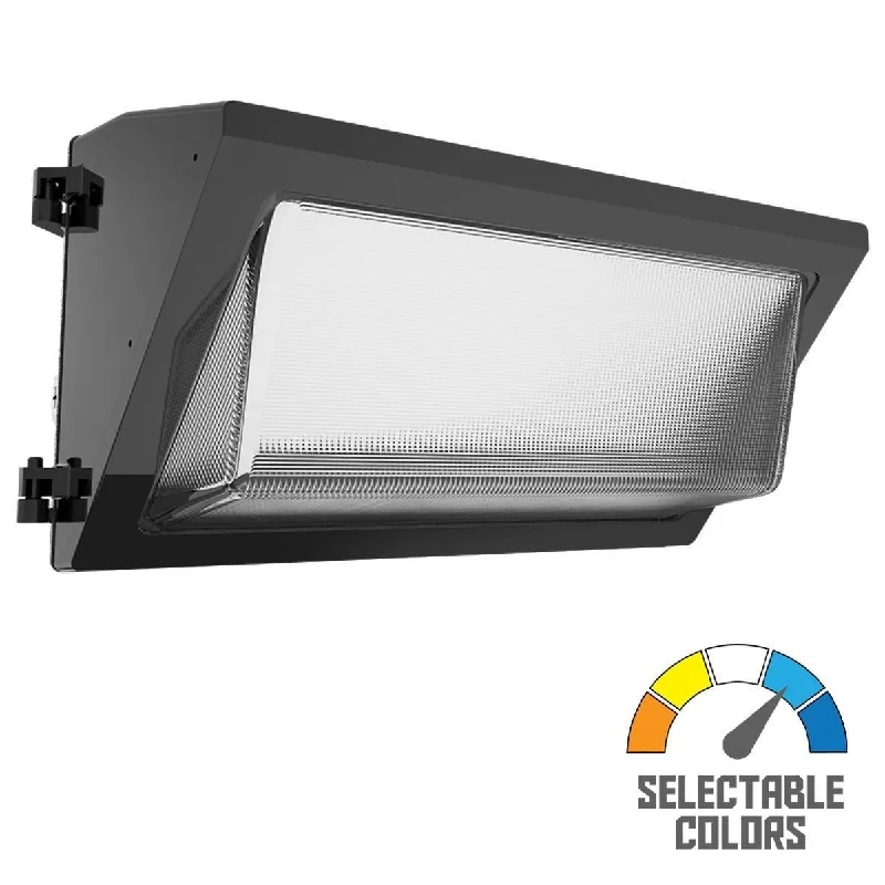 Industrial Lighting for Food Processing FactoriesLED Wall Pack, 21000 Lumens, 150 Watts, 30K|40K|50K, On/Off Photocell, 120-277V