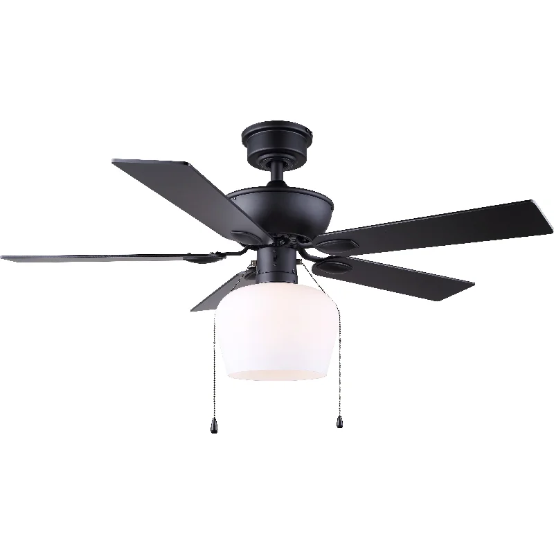 Track lighting with clear glass shadesColette 42" Ceiling Fan