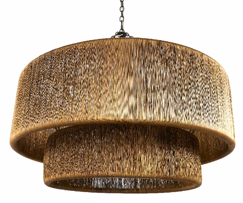 Track lighting with clear glass shadesCreighton Chandelier