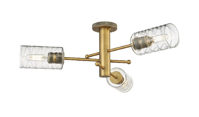 Industrial Area Lighting for Large Open SpacesDowntown Urban LED Flush Mount