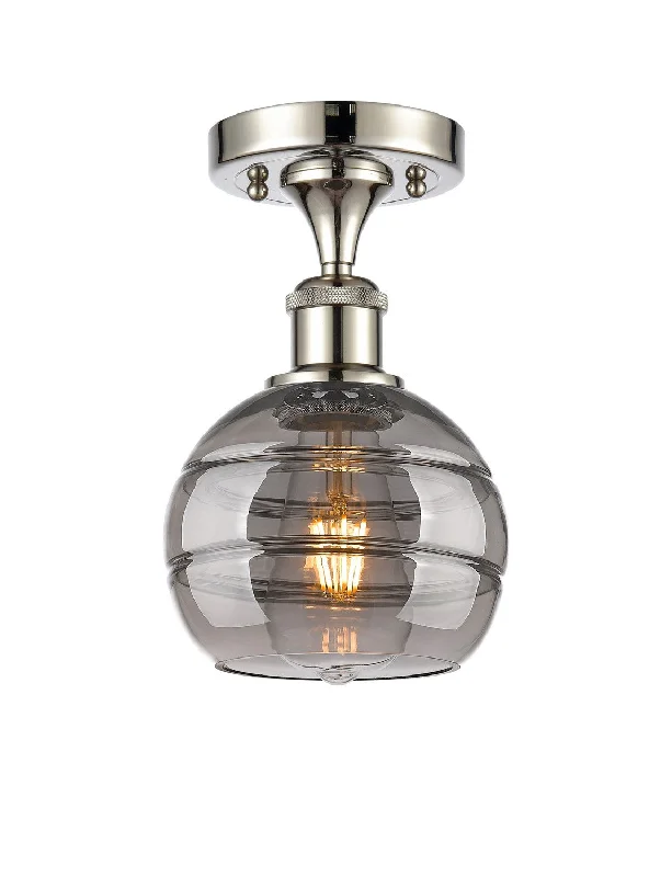 Industrial Lighting for Textile MillsBallston One Light Semi-Flush Mount