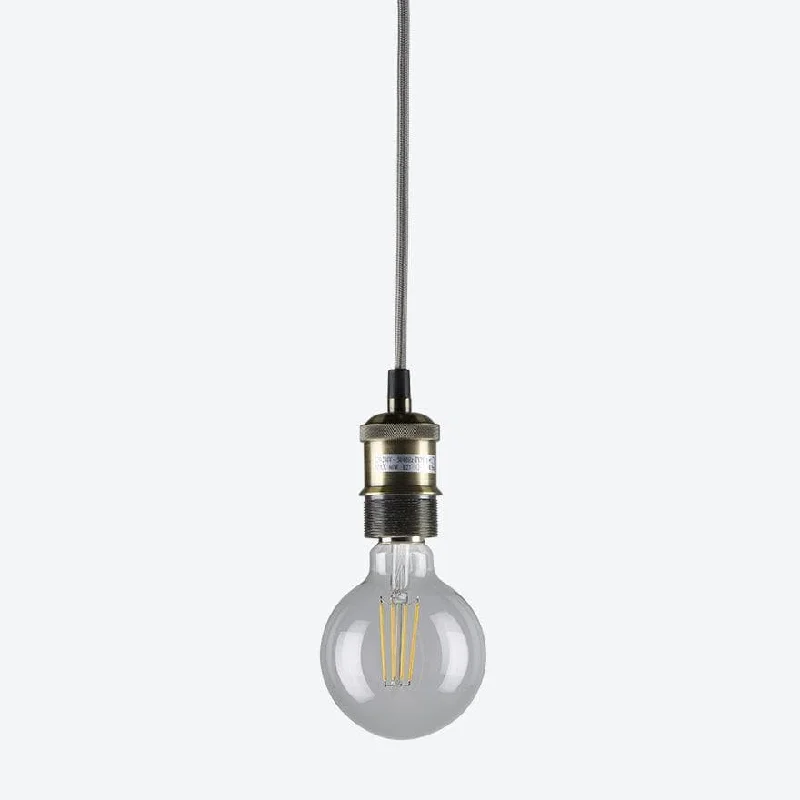 Track lighting with a sleek profileG95 E27 6W 3K FILAMENT