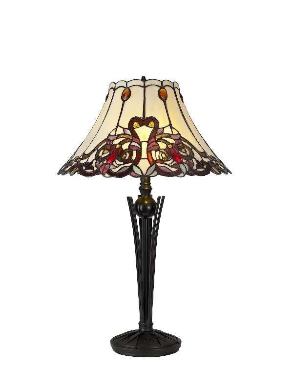 Track lighting with colored glass accentsBunny Tiffany Table Lamp, 2 x E27, Red / Orange / Crystal / Black Track lighting with colored glass accentsBunny Tiffany Table Lamp, 2 x E27, Red / Orange / Crystal / Black