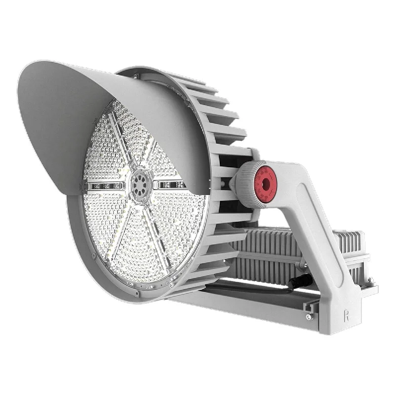 Energy - Efficient Industrial Lighting for Cost - SavingsLED Sports Flood Light, 500 Watts, 70000 Lumens, 5000K, 208-480V, Trunnion Mount Energy - Efficient Industrial Lighting for Cost - SavingsLED Sports Flood Light, 500 Watts, 70000 Lumens, 5000K, 208-480V, Trunnion Mount