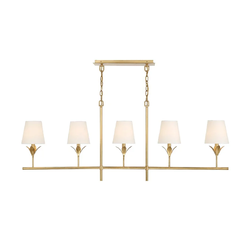 Track lighting for enhancing the architectureBroche Linear Chandelier