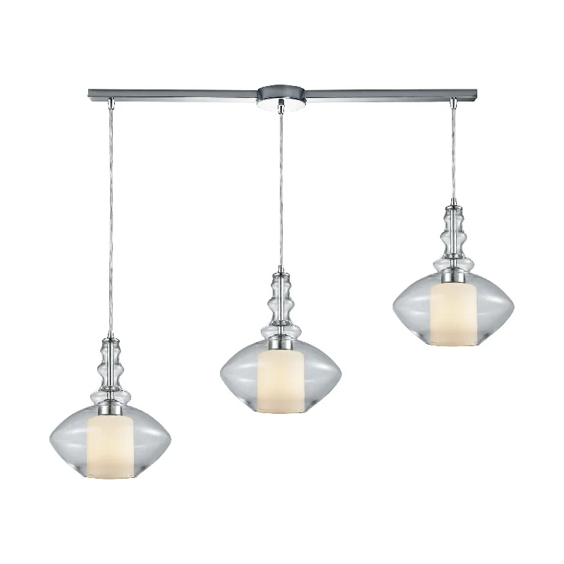 White track lighting for a clean lookAlora 3-Light Slim Linear Pendant