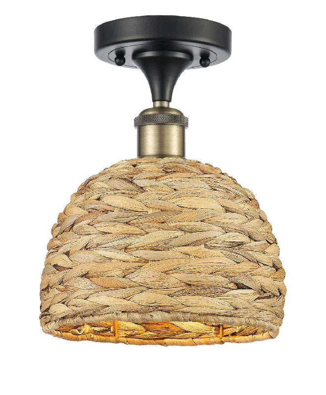 Industrial Wall - Mounted Lighting for Workshop WallsDowntown Urban One Light Semi-Flush Mount